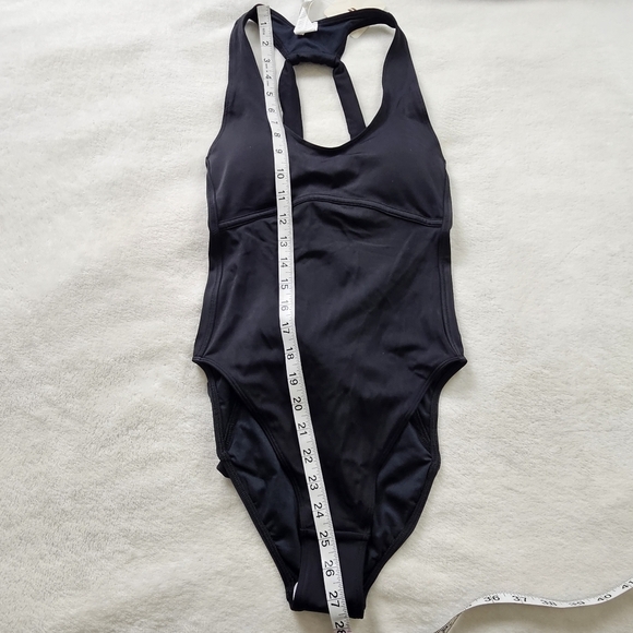 Fabletics Black Lace-Up Racerback One Piece Swimsuit XS - Picture 12 of 12